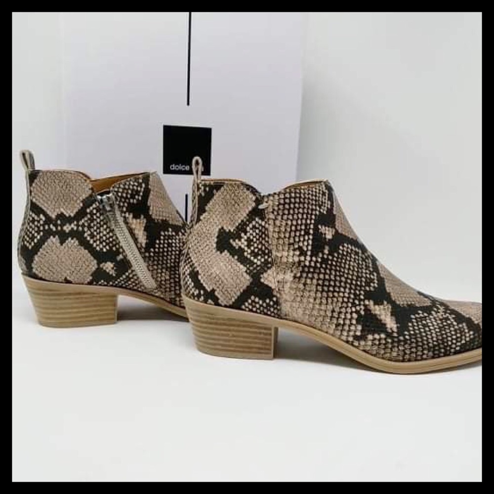 DOLCE VITA Westa Booties Snake Print Stella - Picture 2 of 10